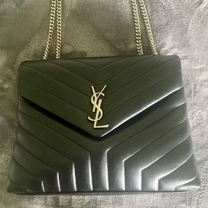 Saint Laurent Loulou Medium Chain Shoulder Bag